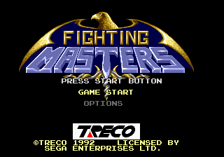 Fighting Masters (USA) Title Screen